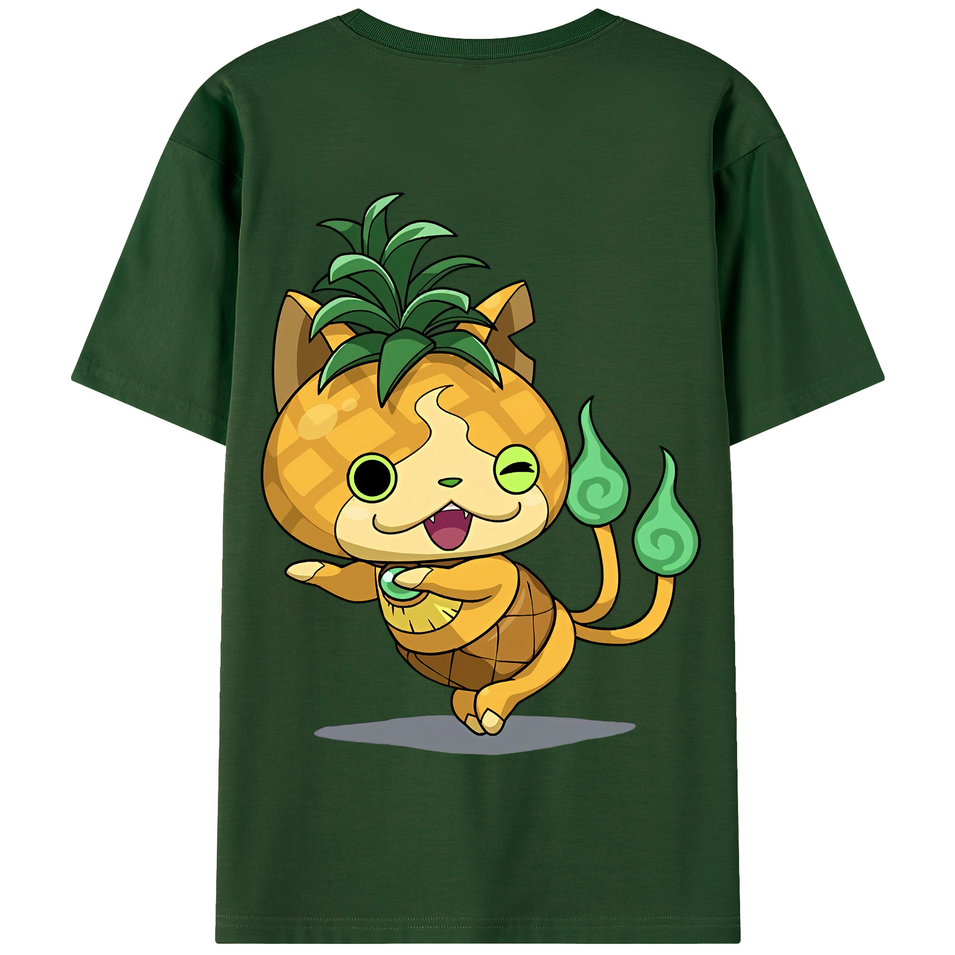 （画像用） 妖怪ウォッチ Yo-kai Watch 綿100％半袖Tシャツ（背面プリント）